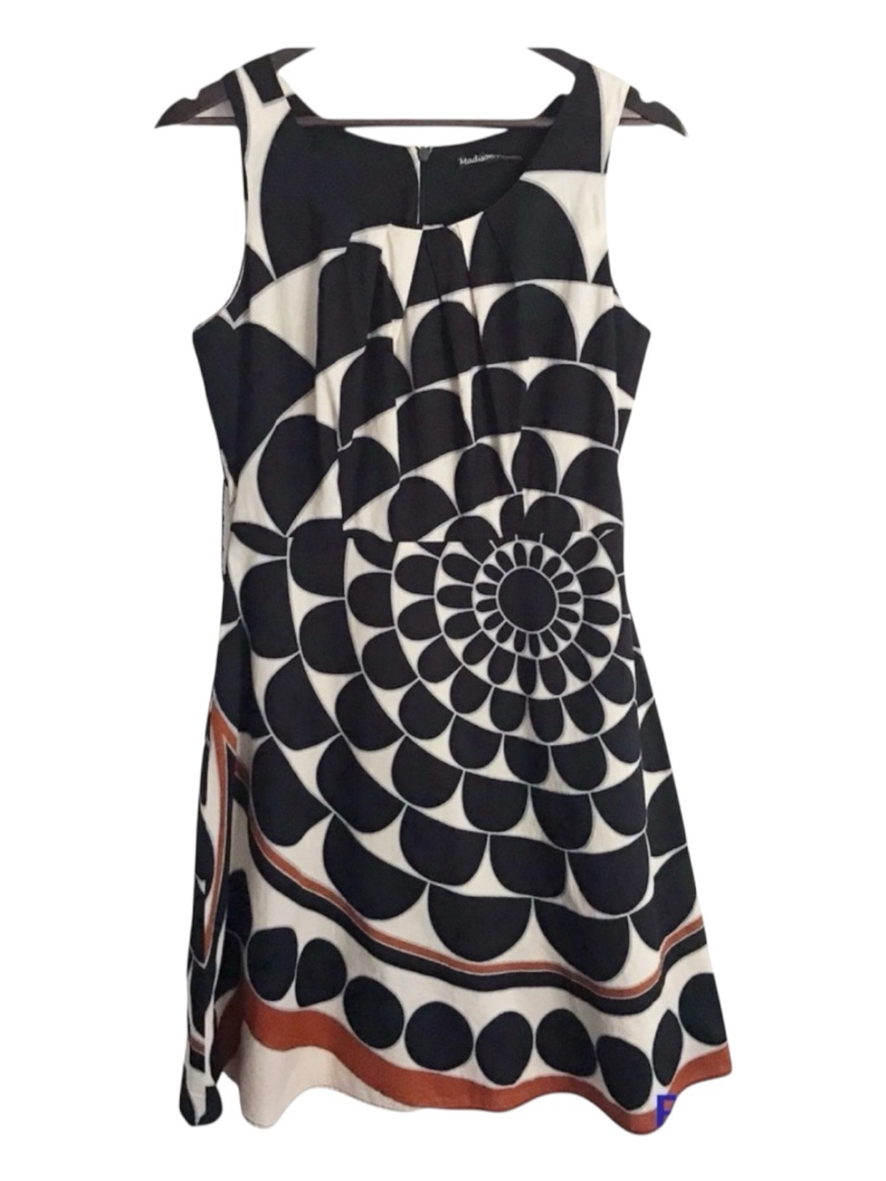 Madison Paige Abstract Sleeveless Cotton Dress Size Medium